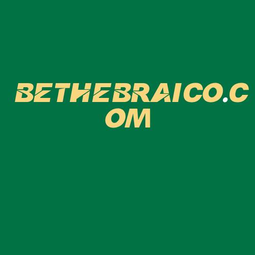 Logo da BETHEBRAICO